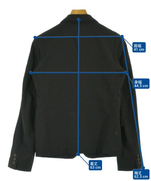COMME des GARCONS HOMME PLUS（コムデギャルソンオムプリュス）ジャケット 黒 サイズ:XS メンズ/2200708890073