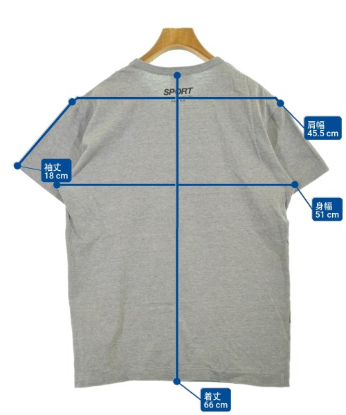 COMME des GARCONS HOMME PLUS（コムデギャルソンオムプリュス）Tシャツ・カットソー グレー サイズ:M メンズ/2200711936034
