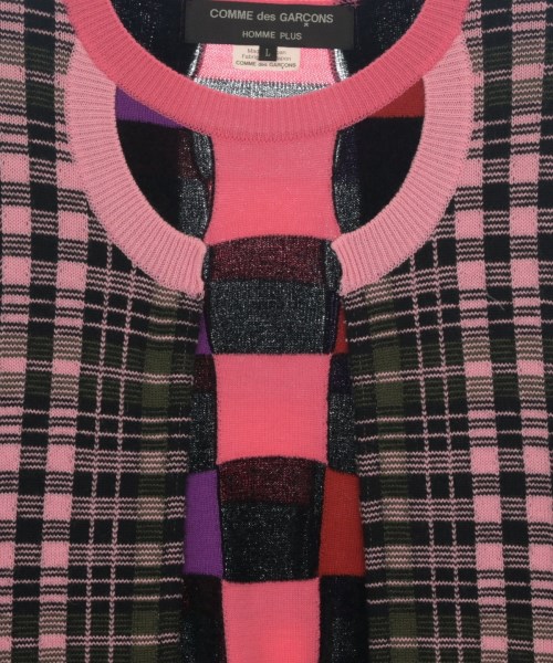 COMME des GARCONS HOMME PLUS（コムデギャルソンオムプリュス）ニット・セーター ピンク サイズ:L メンズ/2200709505013