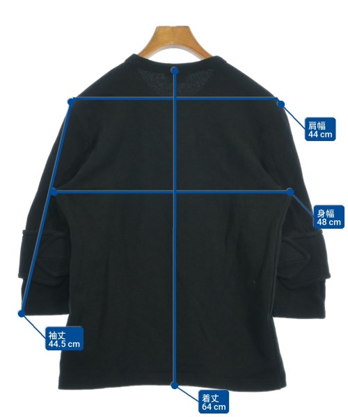 COMME des GARCONS HOMME PLUS（コムデギャルソンオムプリュス）スウェット 黒 サイズ:S メンズ/2200713656046