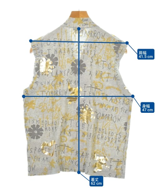 COMME des GARCONS HOMME PLUS（コムデギャルソンオムプリュス）タンクトップ グレー サイズ:M メンズ/2200714288062