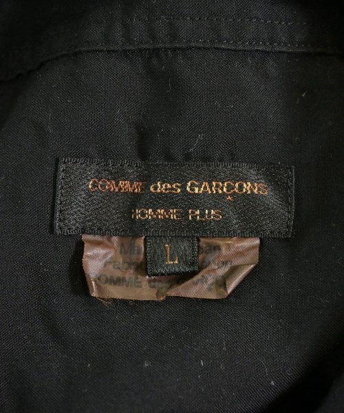 COMME des GARCONS HOMME PLUS（コムデギャルソンオムプリュス）カジュアルシャツ 黒 サイズ:L メンズ/2200714971032