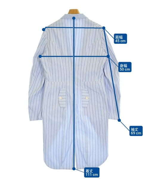 COMME des GARCONS HOMME PLUS（コムデギャルソンオムプリュス）チェスターコート 青 サイズ:M メンズ/2200715393048