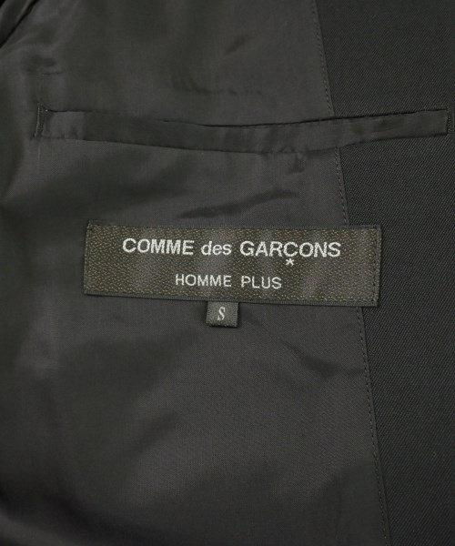 COMME des GARCONS HOMME PLUS（コムデギャルソンオムプリュス）カジュアルジャケット 黒 サイズ:S メンズ/2200715645048
