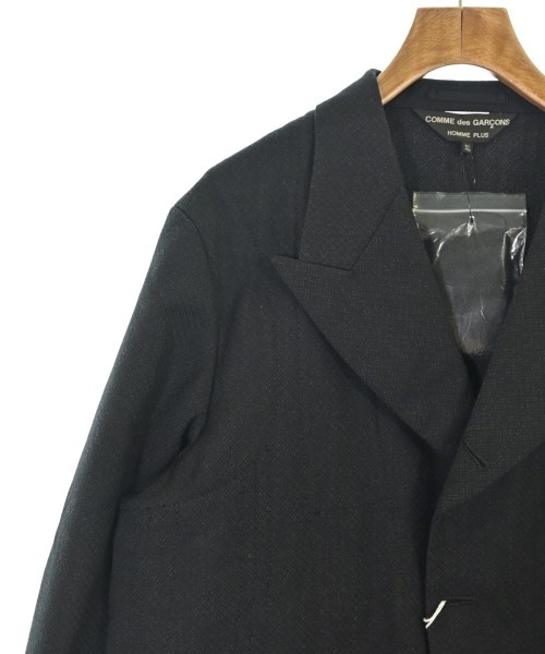 COMME des GARCONS HOMME PLUS（コムデギャルソンオムプリュス）チェスターコート 黒 サイズ:XL メンズ/2200716200017