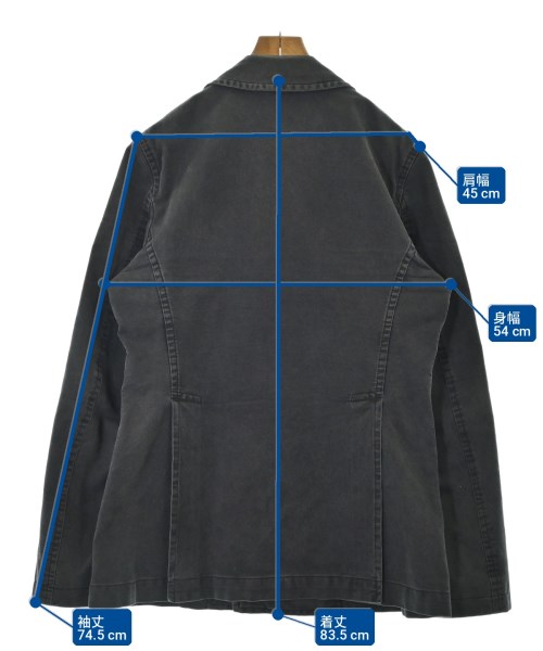 COMME des GARCONS HOMME PLUS（コムデギャルソンオムプリュス）チェスターコート グレー サイズ:L メンズ/2200716200055