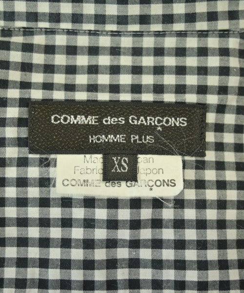 COMME des GARCONS HOMME PLUS（コムデギャルソンオムプリュス）カジュアルシャツ 黒 サイズ:XS メンズ/2200716495123