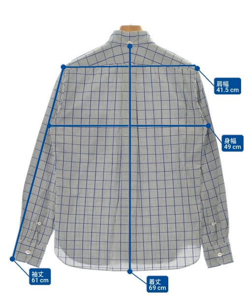 COMME des GARCONS HOMME PLUS（コムデギャルソンオムプリュス）カジュアルシャツ 青 サイズ:XS メンズ/2200716749028
