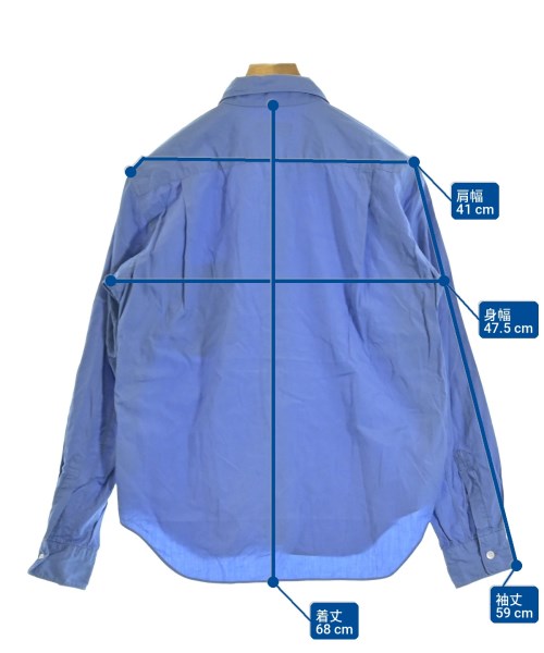 COMME des GARCONS HOMME PLUS（コムデギャルソンオムプリュス）カジュアルシャツ 青 サイズ:XS メンズ/2200716322405