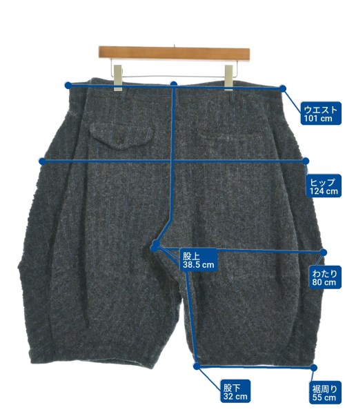 COMME des GARCONS HOMME PLUS（コムデギャルソンオムプリュス）ショートパンツ グレー サイズ:S メンズ/2200716664079
