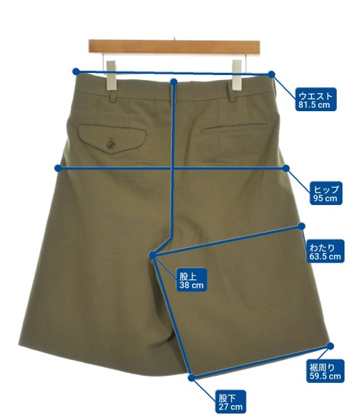 COMME des GARCONS HOMME PLUS（コムデギャルソンオムプリュス）ショートパンツ カーキ サイズ:S メンズ/2200716664093