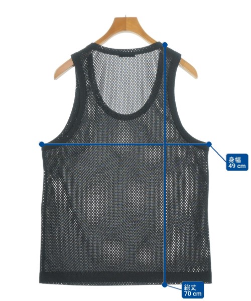 COMME des GARCONS HOMME PLUS（コムデギャルソンオムプリュス）タンクトップ 黒 サイズ:-(S位) メンズ/2200718228088
