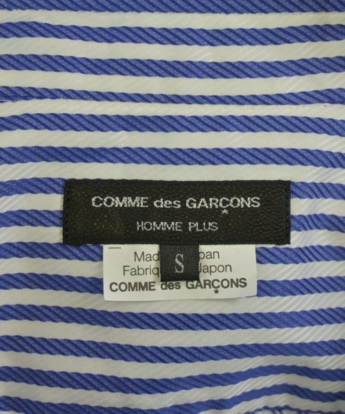 COMME des GARCONS HOMME PLUS（コムデギャルソンオムプリュス）カジュアルシャツ 青 サイズ:S メンズ/2200715240137