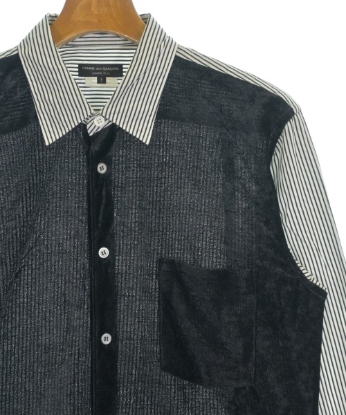 COMME des GARCONS HOMME PLUS（コムデギャルソンオムプリュス）カジュアルシャツ 黒 サイズ:S メンズ/2200718594046