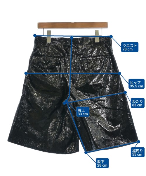COMME des GARCONS HOMME PLUS（コムデギャルソンオムプリュス）ショートパンツ 黒 サイズ:XS メンズ/2200718384111