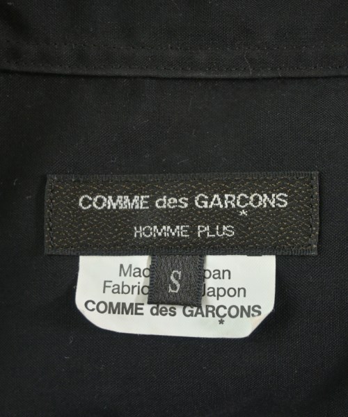 COMME des GARCONS HOMME PLUS（コムデギャルソンオムプリュス）カジュアルシャツ 黒 サイズ:S メンズ/2200719588013