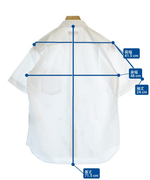 COMME des GARCONS HOMME PLUS（コムデギャルソンオムプリュス）カジュアルシャツ 白 サイズ:XS メンズ/2200719644030