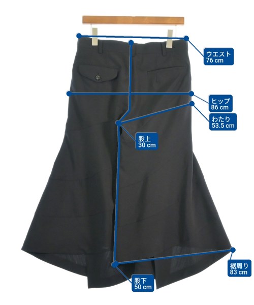 COMME des GARCONS HOMME PLUS（コムデギャルソンオムプリュス）その他 黒 サイズ:XS メンズ/2200719695018