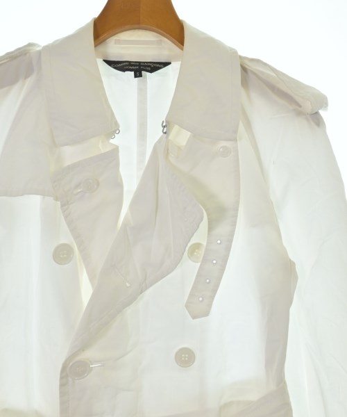 COMME des GARCONS HOMME PLUS（コムデギャルソンオムプリュス）トレンチコート 白 サイズ:S メンズ/2200632961016