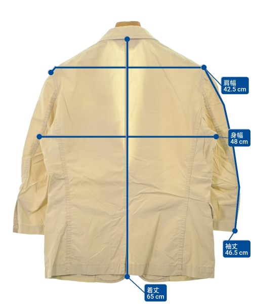 COMME des GARCONS HOMME PLUS（コムデギャルソンオムプリュス）カジュアルジャケット ベージュ サイズ:M メンズ/2200632961306