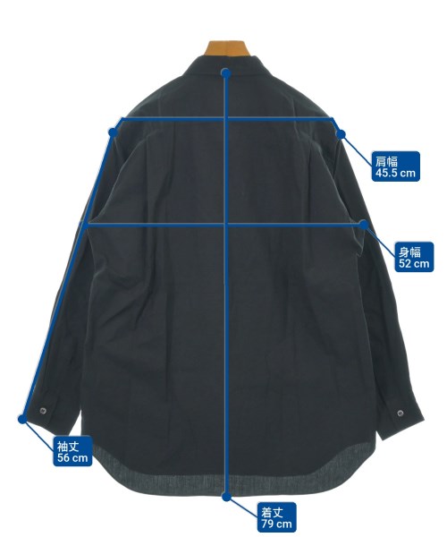 COMME des GARCONS HOMME PLUS（コムデギャルソンオムプリュス）カジュアルシャツ 黒 サイズ:M メンズ/2200645589016