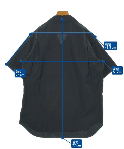 COMME des GARCONS HOMME PLUS（コムデギャルソンオムプリュス）カジュアルシャツ 黒 サイズ:M メンズ/2200645589047