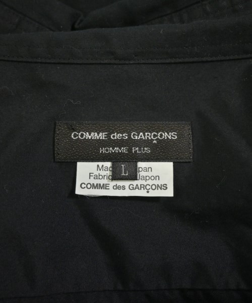 COMME des GARCONS HOMME PLUS（コムデギャルソンオムプリュス）カジュアルシャツ 黒 サイズ:L メンズ/2200646102184