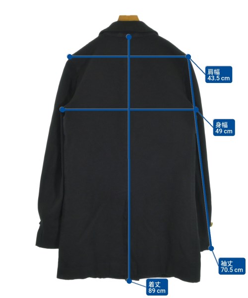 COMME des GARCONS HOMME PLUS（コムデギャルソンオムプリュス）ステンカラーコート 黒 サイズ:S メンズ/2200647471043