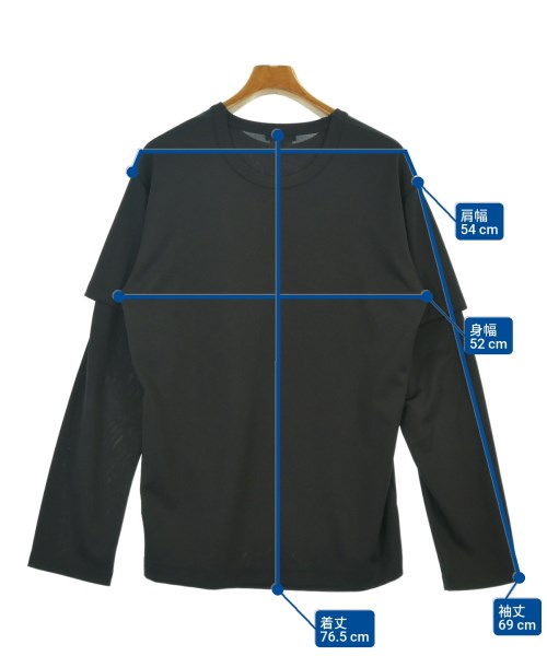 COMME des GARCONS HOMME PLUS（コムデギャルソンオムプリュス）Tシャツ・カットソー 黒 サイズ:L メンズ/2200647504062