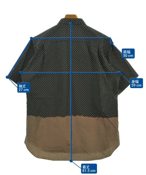 COMME des GARCONS HOMME PLUS（コムデギャルソンオムプリュス）カジュアルシャツ 黒 サイズ:M メンズ/2200649466054