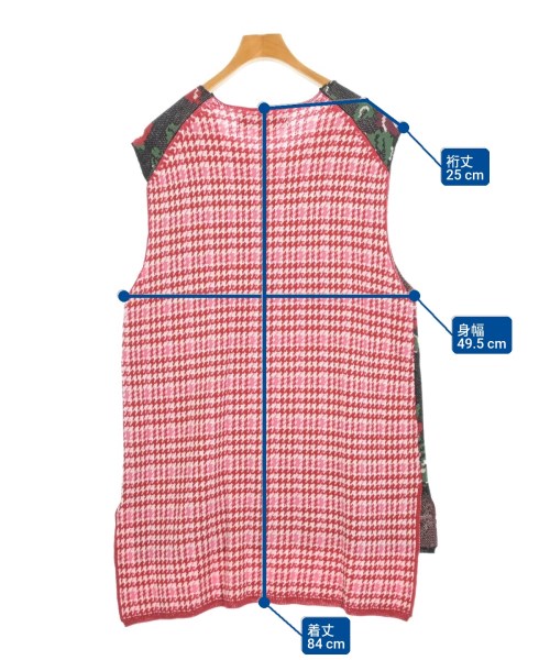 COMME des GARCONS HOMME PLUS（コムデギャルソンオムプリュス）ベスト 赤 サイズ:L メンズ/2200650104150