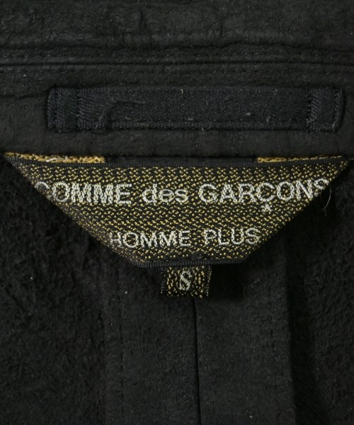 COMME des GARCONS HOMME PLUS（コムデギャルソンオムプリュス）カジュアルジャケット 黒 サイズ:S メンズ/2200650185050