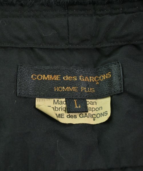COMME des GARCONS HOMME PLUS（コムデギャルソンオムプリュス）カジュアルシャツ 黒 サイズ:L メンズ/2200650341142