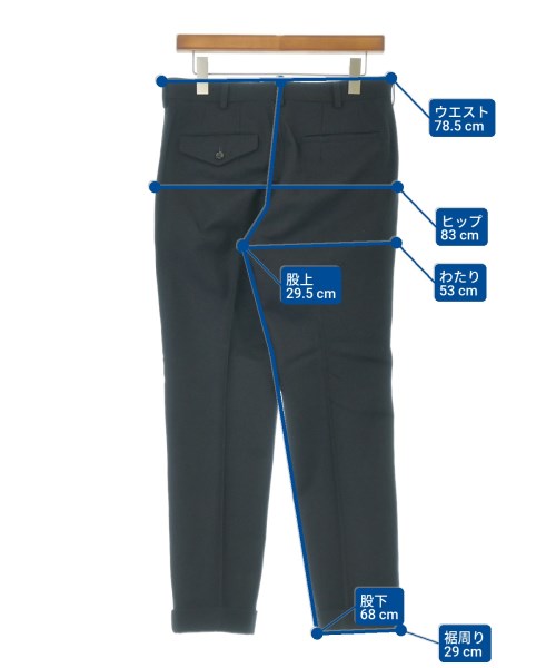 COMME des GARCONS HOMME PLUS（コムデギャルソンオムプリュス）スラックス 黒 サイズ:M メンズ/2200651005043