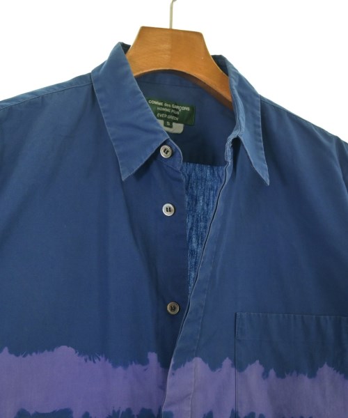 COMME des GARCONS HOMME PLUS（コムデギャルソンオムプリュス）カジュアルシャツ 青 サイズ:S メンズ/2200651005104