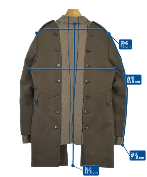 COMME des GARCONS HOMME PLUS（コムデギャルソンオムプリュス）カジュアルジャケット 茶 サイズ:M メンズ/2200651539012