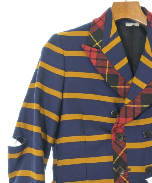 COMME des GARCONS HOMME PLUS（コムデギャルソンオムプリュス）カジュアルジャケット 紺 サイズ:XS メンズ/2200651872034