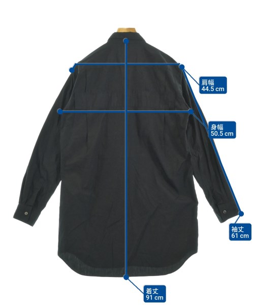 COMME des GARCONS HOMME PLUS（コムデギャルソンオムプリュス）カジュアルシャツ 黒 サイズ:M メンズ/2200646500027