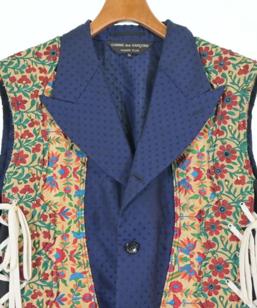COMME des GARCONS HOMME PLUS（コムデギャルソンオムプリュス）カジュアルジャケット 紺 サイズ:XL メンズ/2200652299052