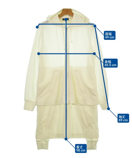 COMME des GARCONS HOMME PLUS（コムデギャルソンオムプリュス）パーカー 白 サイズ:S メンズ/2200645285093