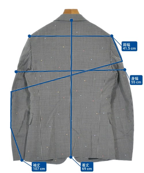 COMME des GARCONS HOMME PLUS（コムデギャルソンオムプリュス）ジャケット グレー サイズ:XS メンズ/2200652546019