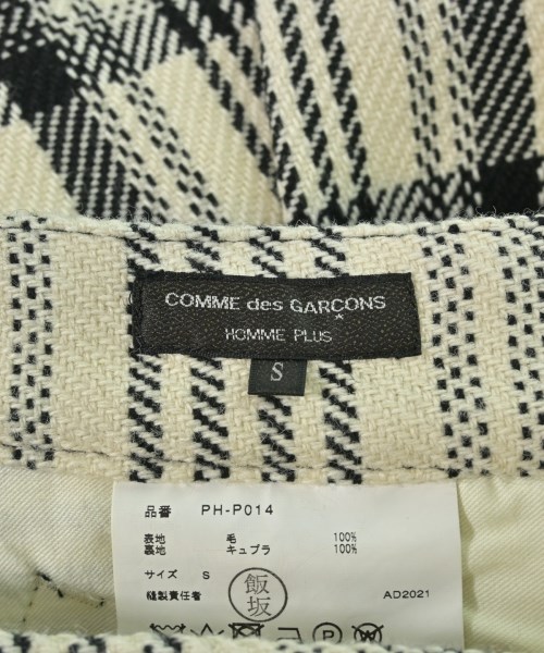 COMME des GARCONS HOMME PLUS（コムデギャルソンオムプリュス）ショートパンツ 白 サイズ:S メンズ/2200653388120