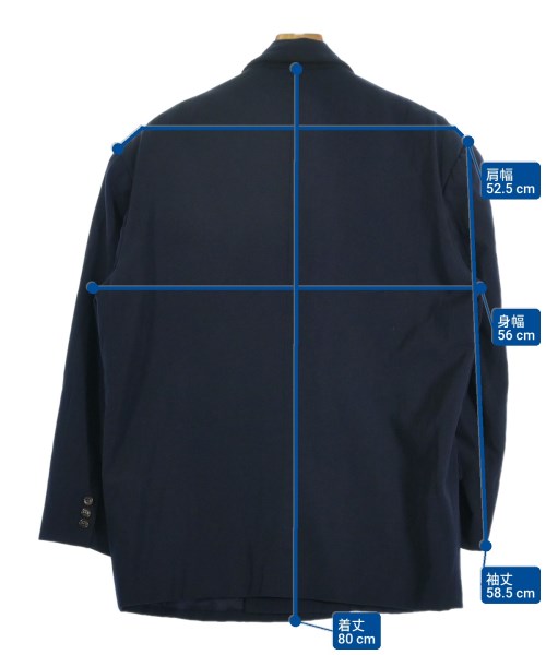 COMME des GARCONS HOMME PLUS（コムデギャルソンオムプリュス）テーラードジャケット 紺 サイズ:S メンズ/2200653397016