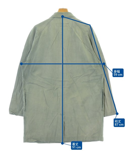 COMME des GARCONS HOMME PLUS（コムデギャルソンオムプリュス）チェスターコート カーキ サイズ:M メンズ/2200653511047