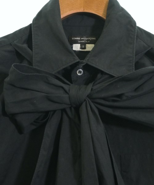 COMME des GARCONS HOMME PLUS（コムデギャルソンオムプリュス）カジュアルシャツ 黒 サイズ:S メンズ/2200653975054