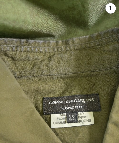 COMME des GARCONS HOMME PLUS（コムデギャルソンオムプリュス）カジュアルシャツ カーキ サイズ:XS メンズ/2200653989020