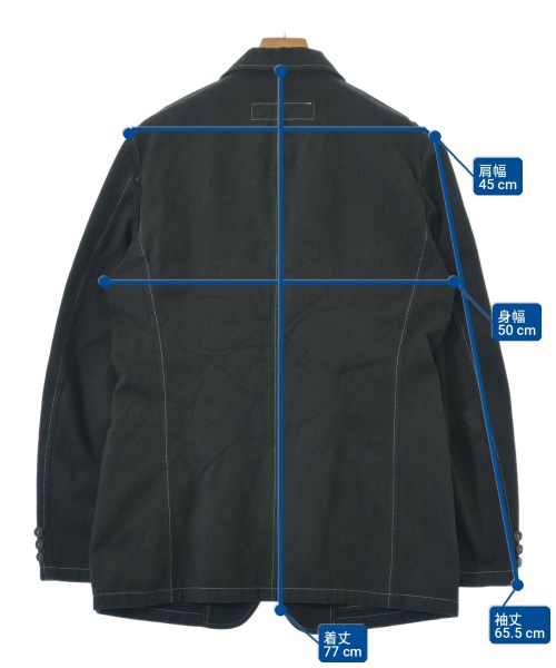 COMME des GARCONS HOMME PLUS（コムデギャルソンオムプリュス）ジャケット 黒 サイズ:M メンズ/2200702937019