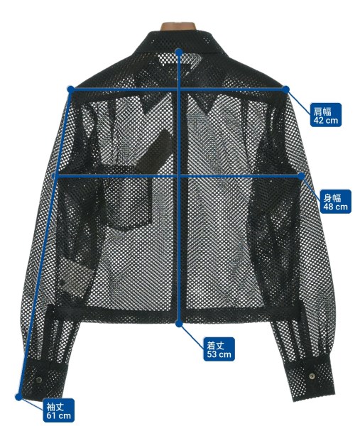 COMME des GARCONS HOMME PLUS（コムデギャルソンオムプリュス）カジュアルシャツ 黒 サイズ:XS メンズ/2200702985010
