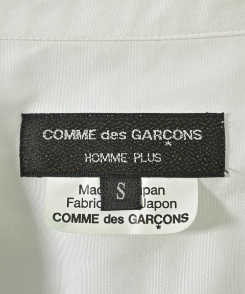 COMME des GARCONS HOMME PLUS（コムデギャルソンオムプリュス）カジュアルシャツ 白 サイズ:S メンズ/2200702988035