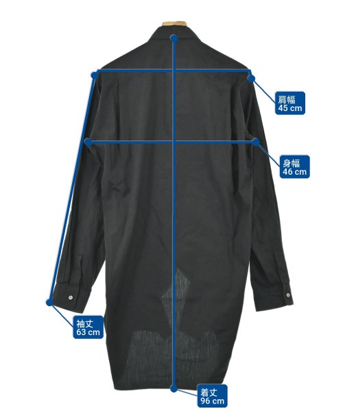 COMME des GARCONS HOMME PLUS（コムデギャルソンオムプリュス）カジュアルシャツ 黒 サイズ:M メンズ/2200704376021